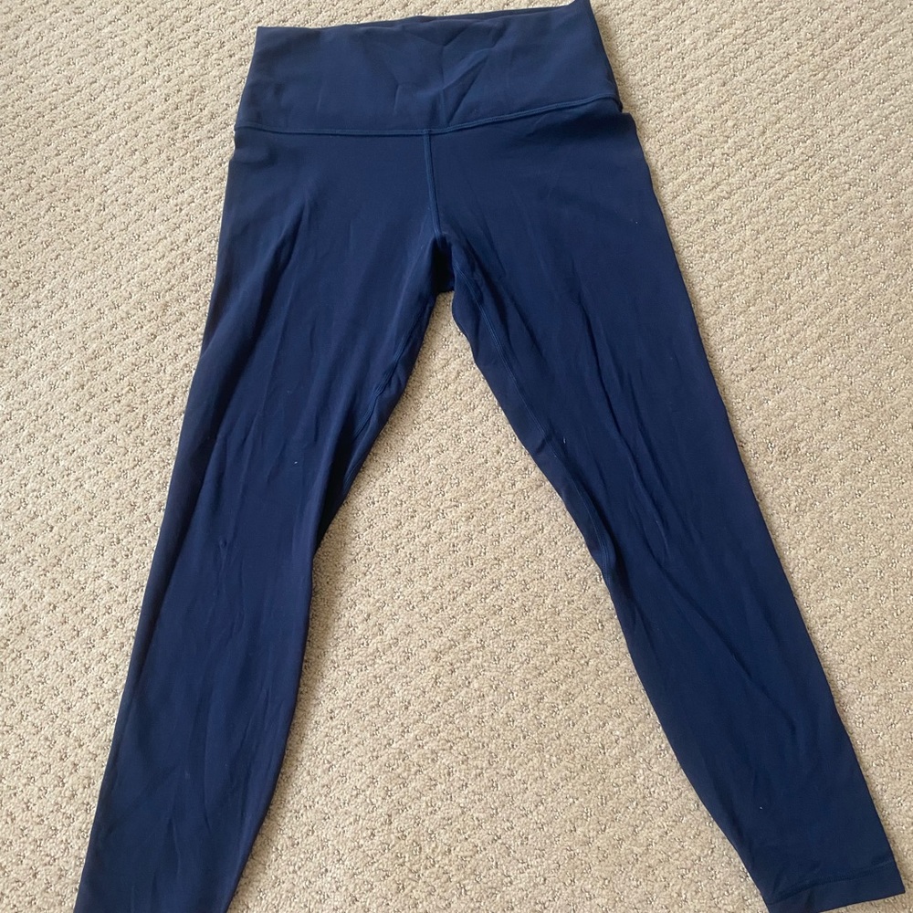 Lululemon Align 25 Navy Blue leggings size 8